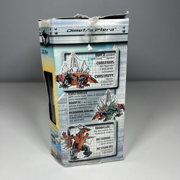 Hasbro ZOIDS Z-Builders 1/72 Dimetra Ptera BZ-106 2003 NEW Crushed Open Box - Picture 10 of 12